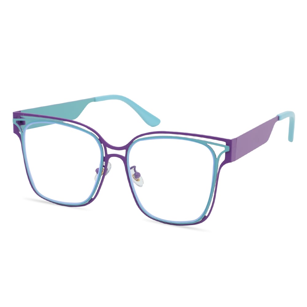 Joanne Purple Square Glasses