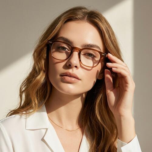 Kenneth Brown Square Glasses