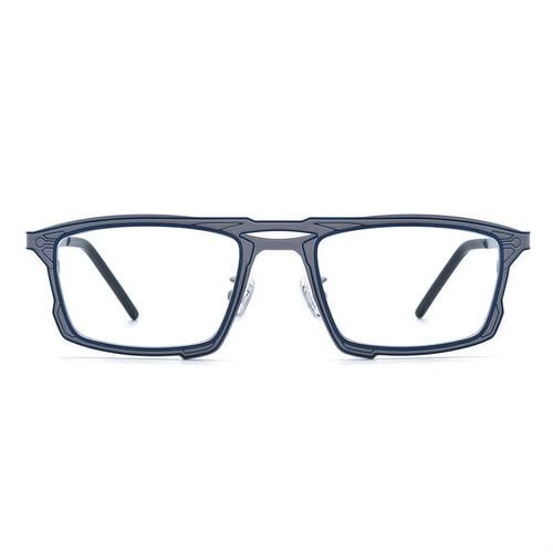 Dillon Blaue Rechteckige Brille