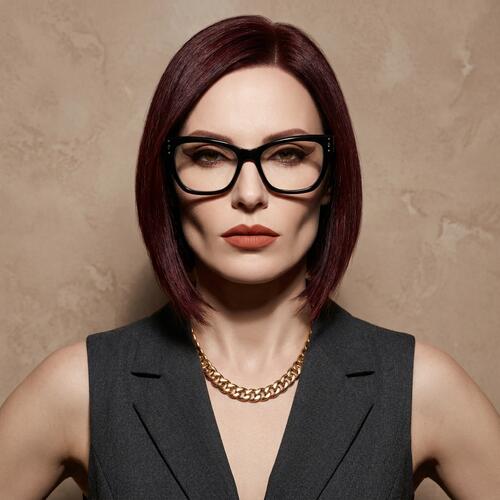 Elise Lunettes Cat Eye Noires