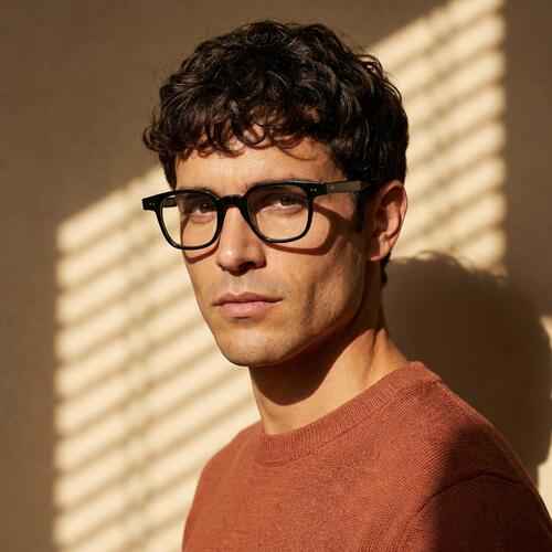 Shelley Black Square Glasses