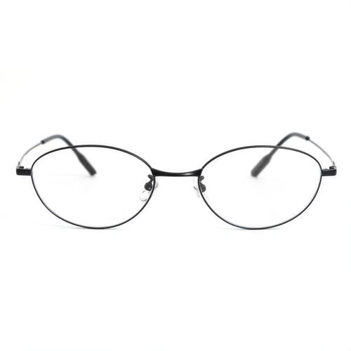 Anna Schwarze Ovale Brille