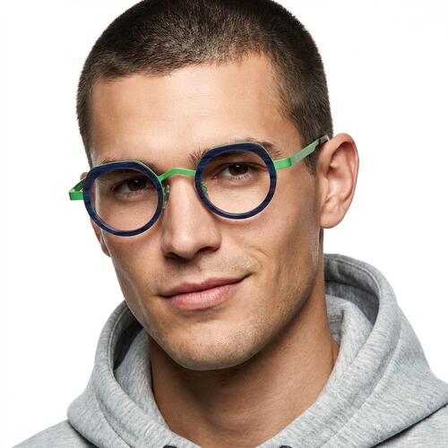 Congreve Gafas Redondas Azules