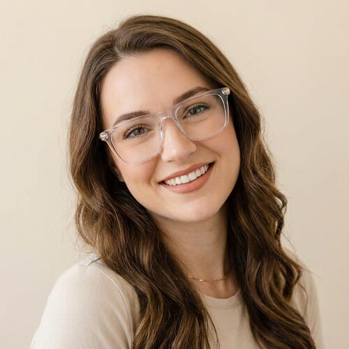 Huntingte Gafas Cuadradas Transparentes