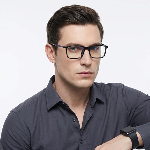 Graddie Black Rectangle Glasses