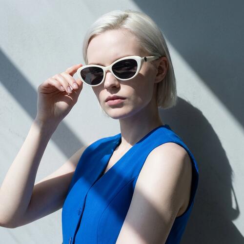 Christopher White Cat Eye Sunglasses