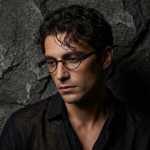 Elowen Black Oval Glasses