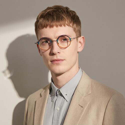 Farley Gafas Redondas Naranjas