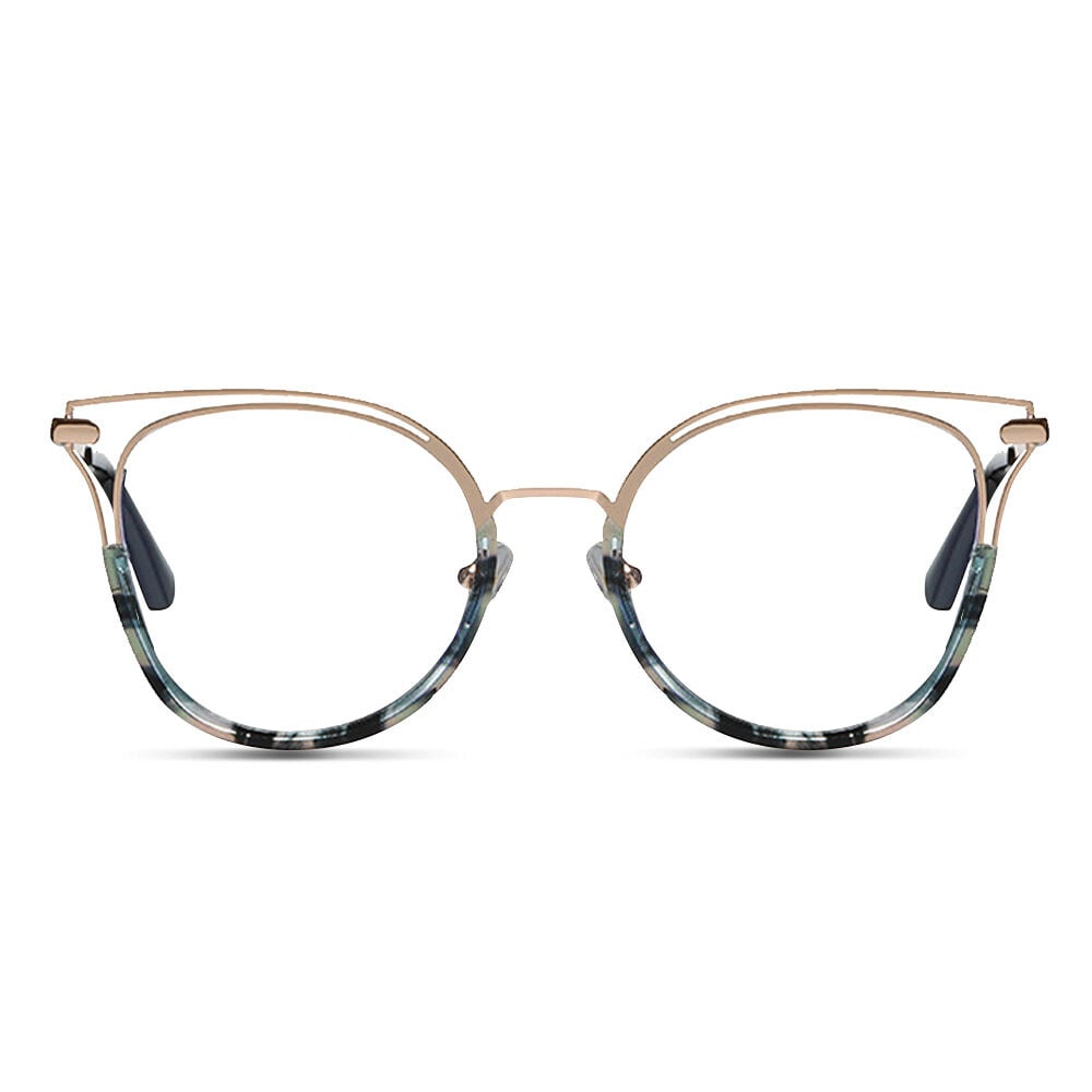Helin Blaue Cat Eye Brille