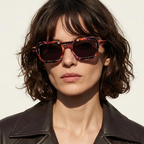 Bowman Lunettes de soleil Aviateur Rouges