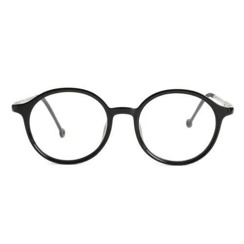 Abner Schwarze Runde Brille