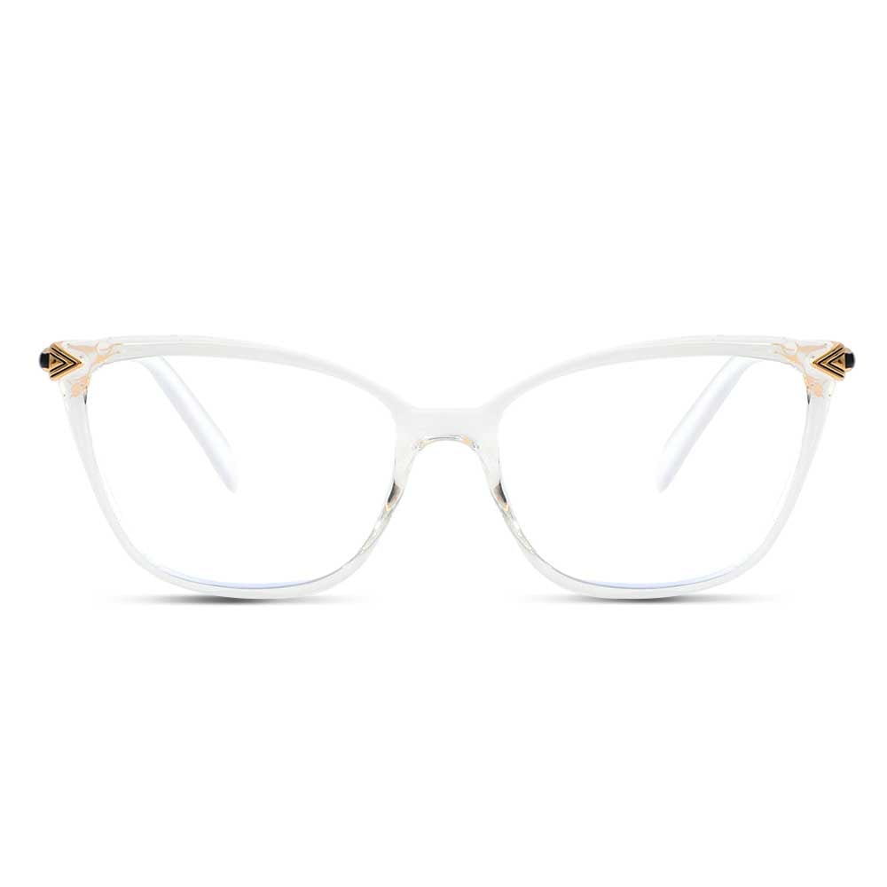Malthus Transparente Cat Eye Brille