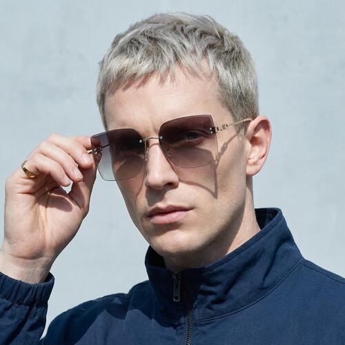 Anthony Brown Square Sunglasses