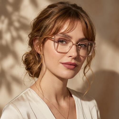 Madeline Pink Cat Eye Glasses