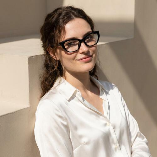 Faithe Gafas Cat Eye Negras