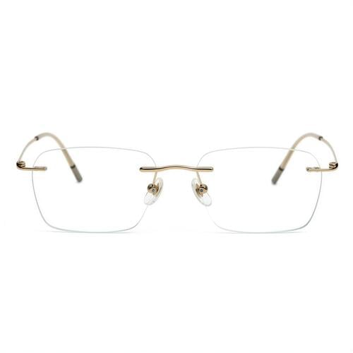 Casey Goldene Rechteckige Brille