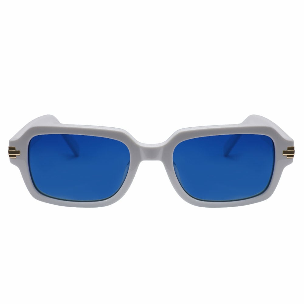 Cordaro Weiße Rechteckige Sonnenbrille