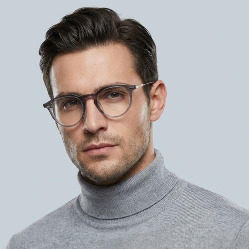 Noel Gafas Redondas Grises