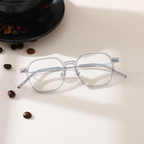 Aria Lunettes Géométriques Transparentes
