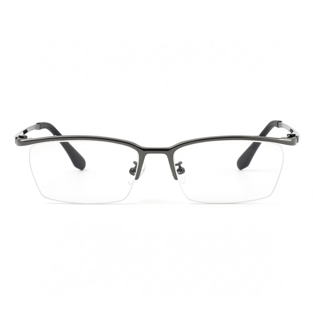 Dennis Gray Rectangle Glasses