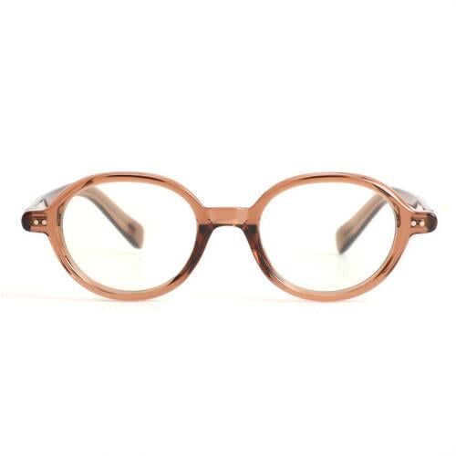 Dwight Braune Ovale Brille