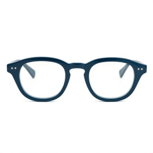 Alice Blaue Runde Brille
