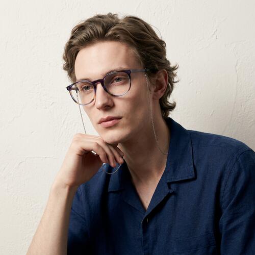 Larina Multicolor Round Glasses