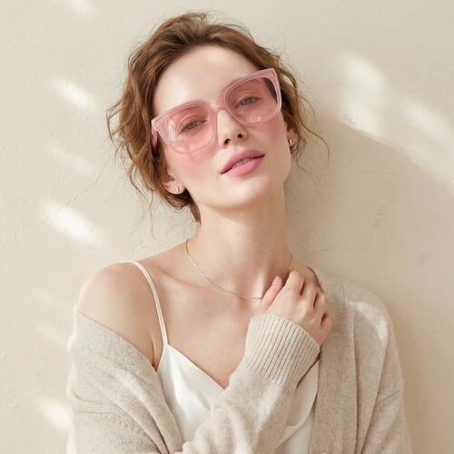Clark Gafas de sol Cuadradas Rosas