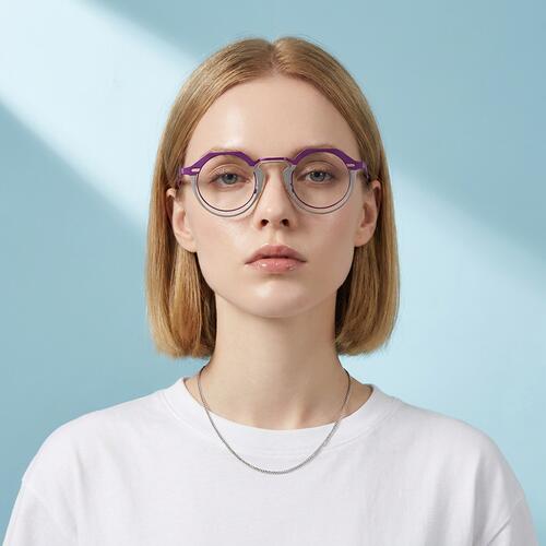 Helen Lila Runde Brille