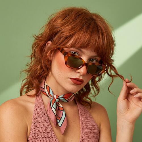 Aaron Tortoise Cat Eye Sunglasses