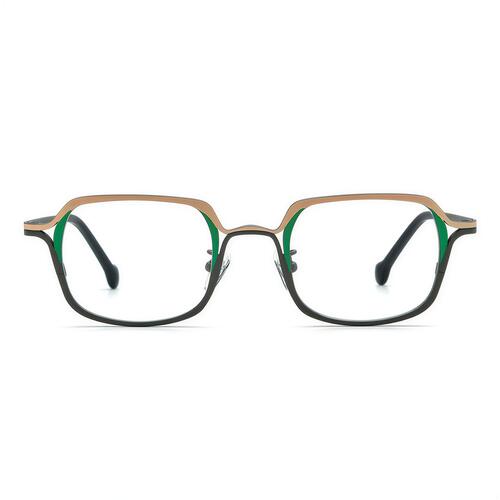 Geordiee Graue Quadratische Brille