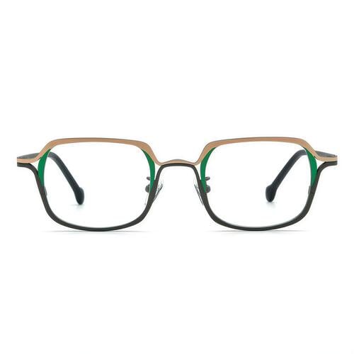 Geordiee Graue Quadratische Brille