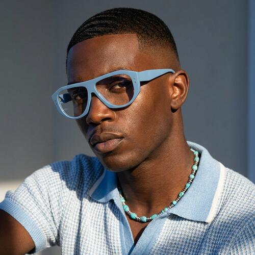 Duncan Blue Aviator Glasses
