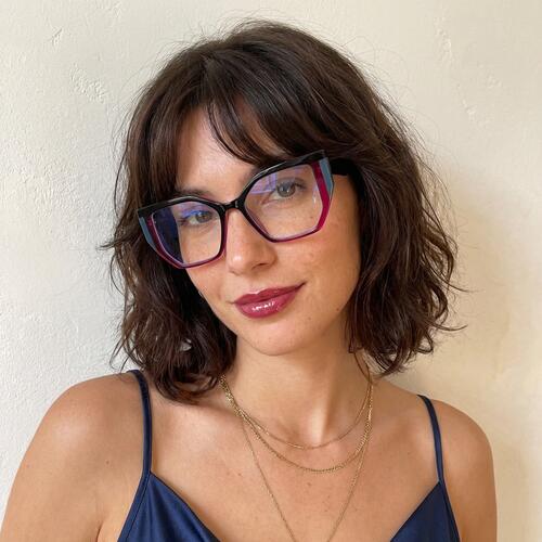 Gloria Occhiali Cat Eye Neri