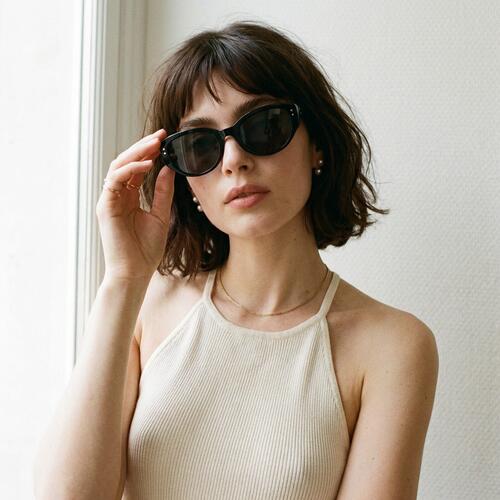 Coleman Schwarze Cat Eye Sonnenbrille