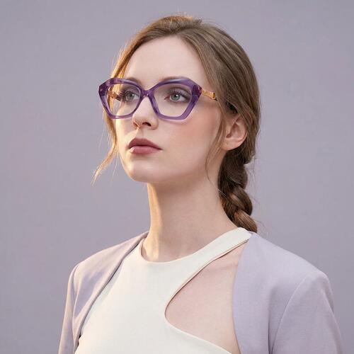 Elizabeth Gafas Cat Eye Moradas