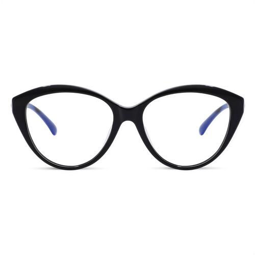 Babbie Schwarze Cat Eye Brille