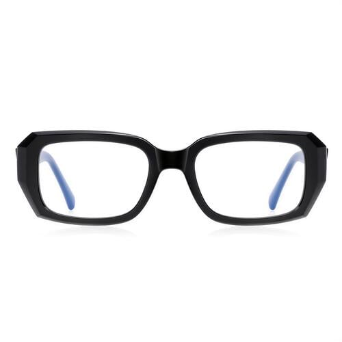 Carliy Schwarze Rechteckige Brille