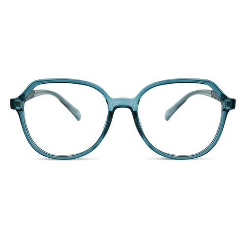 Hulda Grüne Geometrische Brille