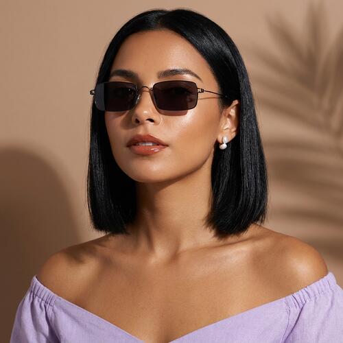 Louise Gafas de sol Rectangulares Grises
