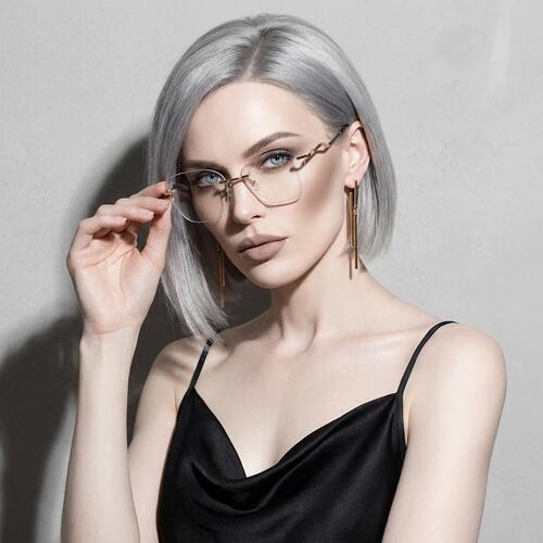 Eartha Black Cat Eye Glasses