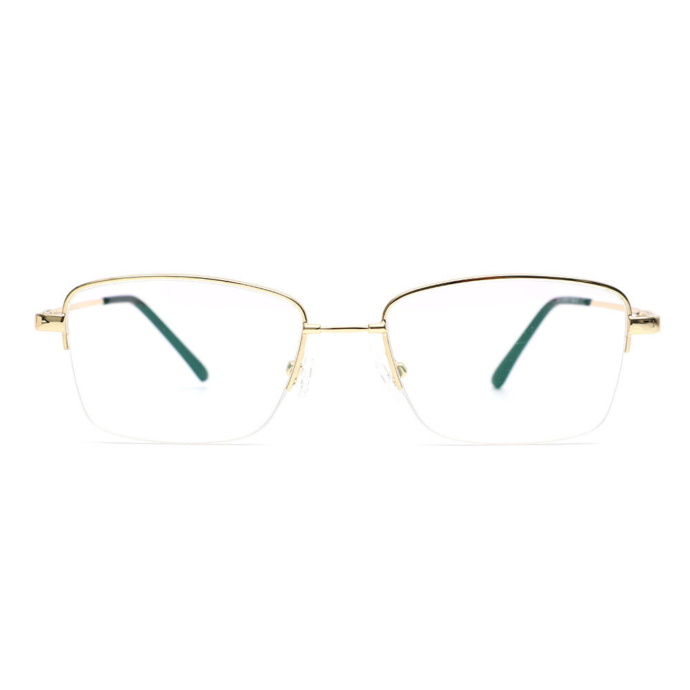 Walsh Goldene Rechteckige Brille