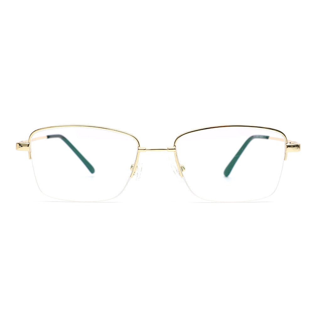 Walsh Goldene Rechteckige Brille