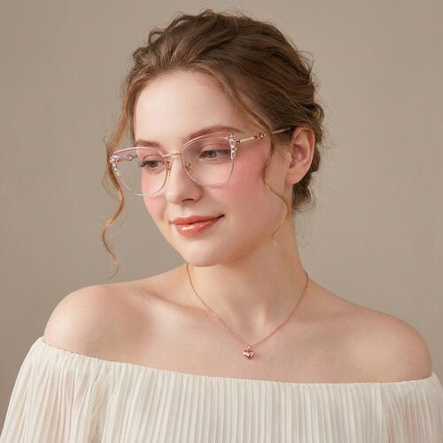 Britney Pink Cat Eye Glasses