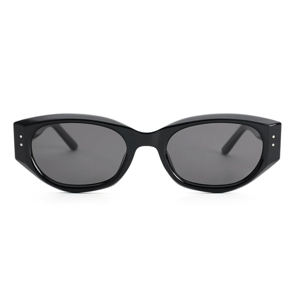 Gabriel Schwarze Rechteckige Sonnenbrille