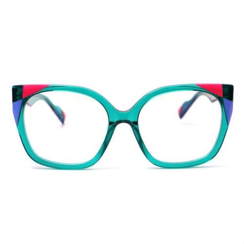 Saroya Green Cat Eye Glasses