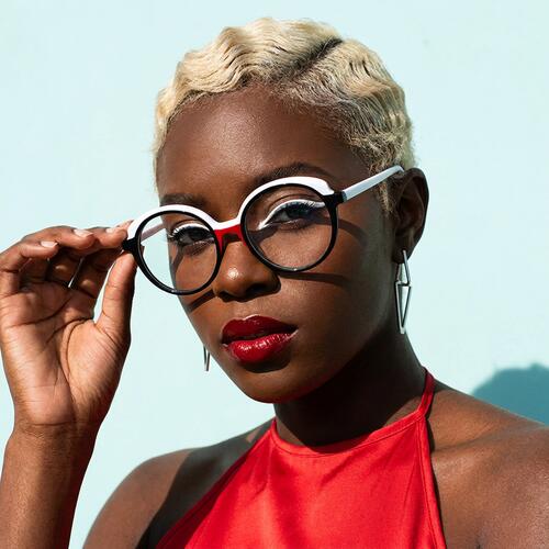 Grant Black Round Glasses