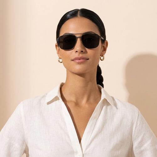 Waters Gafas de sol Aviador Negras