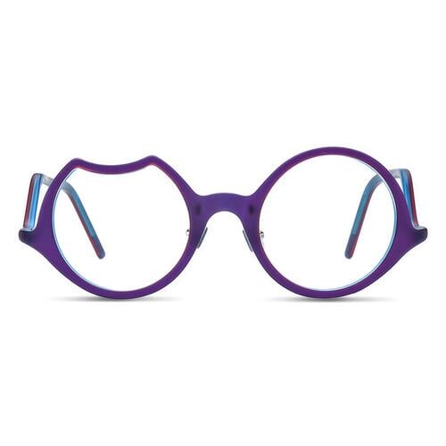 Audition Purple Round Glasses