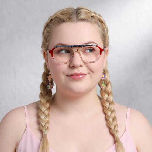 Nadin Champagne Aviator Glasses